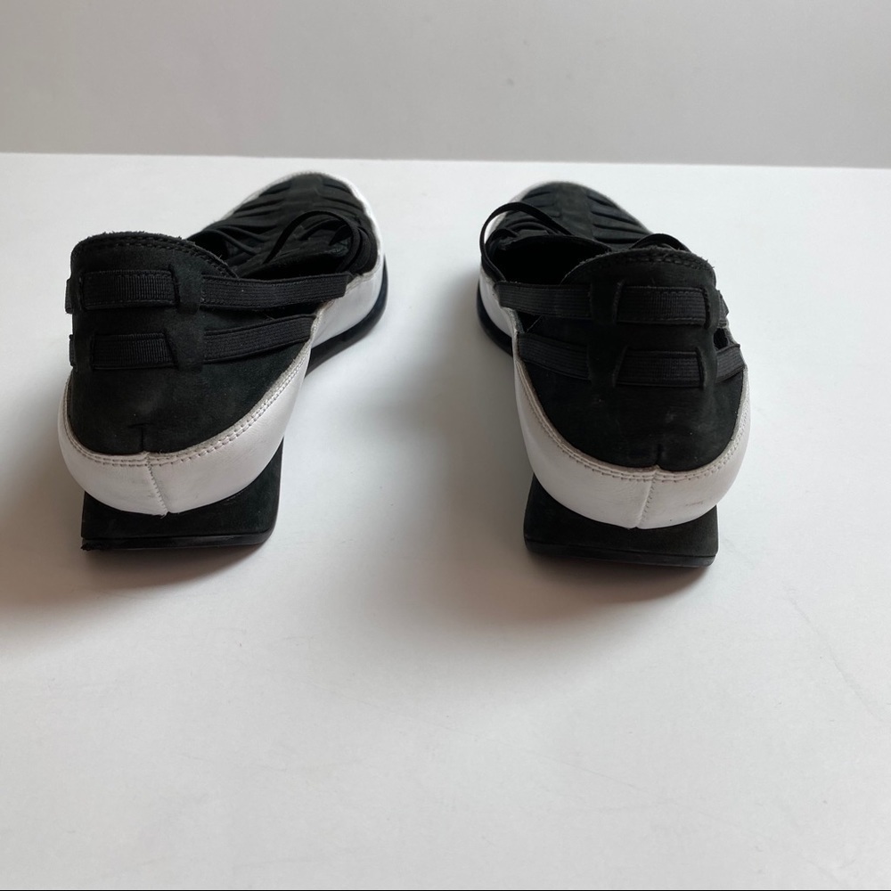 Stuart Weitzman Suede Woven Slip-On Walking Shoe - image 5